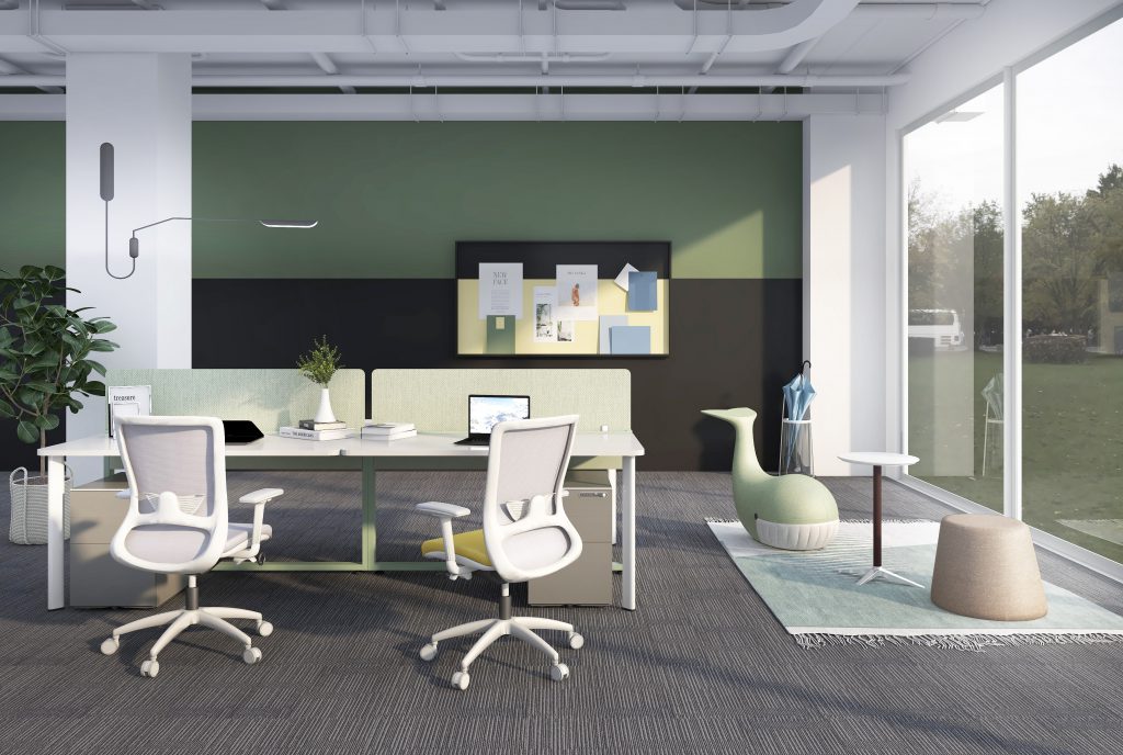 Xu hướng màu sắc cho nội thất văn phòng 2021